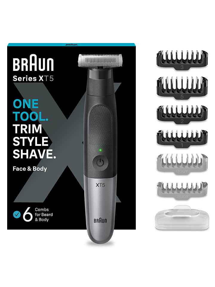 Braun Barttrimmer ''Series XT5'' in Schwarz günstig kaufen onesize