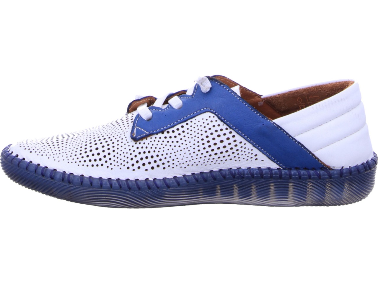 MANITU Sportliche Slipper weiss