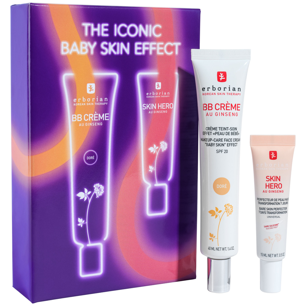 Erborian THE ICONIC BABY SKIN EFFECT DORE COFFRET