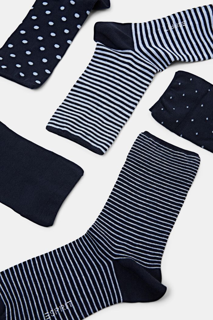 5er-Set gemusterte Socken