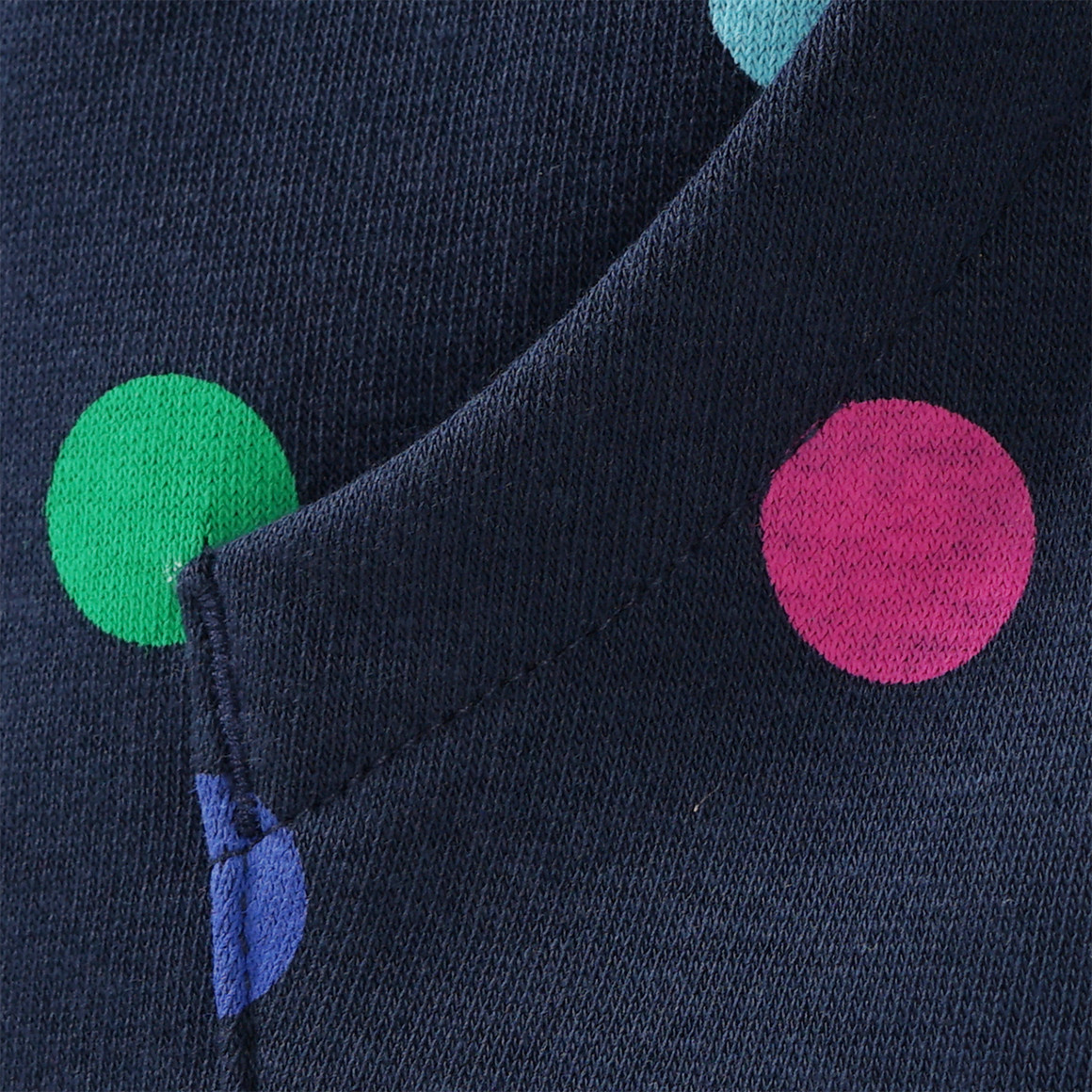 Mädchen Sweatjacke mit Punkte-Allover