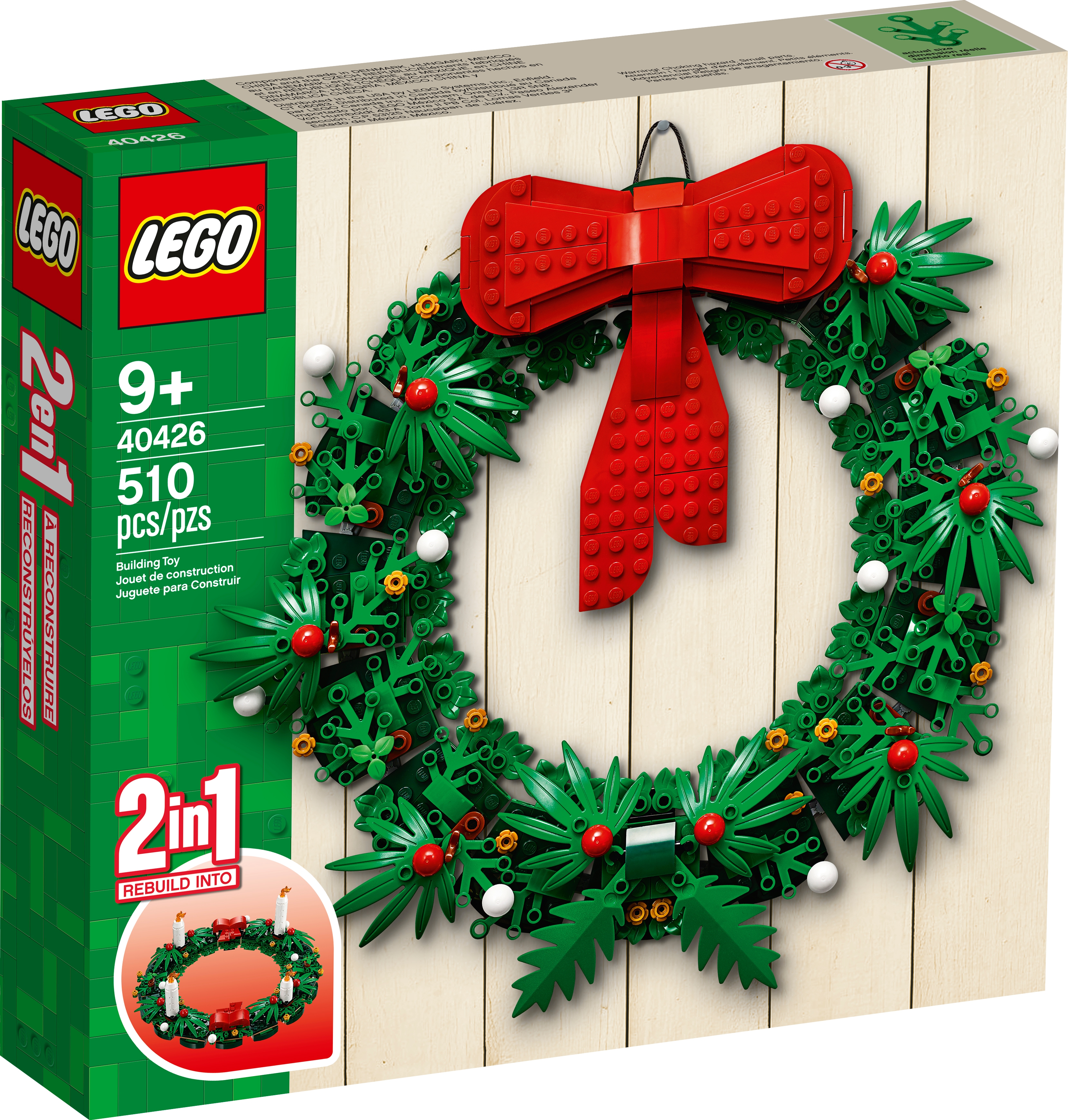 2-in-1-Adventskranz 40426