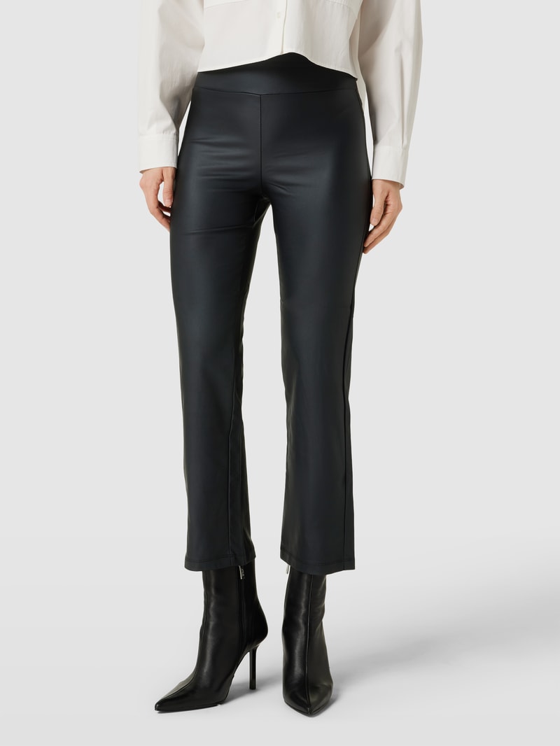 Hose in Leder-Optik Modell 'Pam' in black
