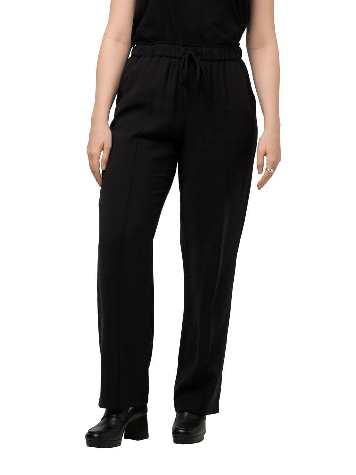 Ulla Popken Schlupfhose in schwarz günstig kaufen 46 - Normalgröße