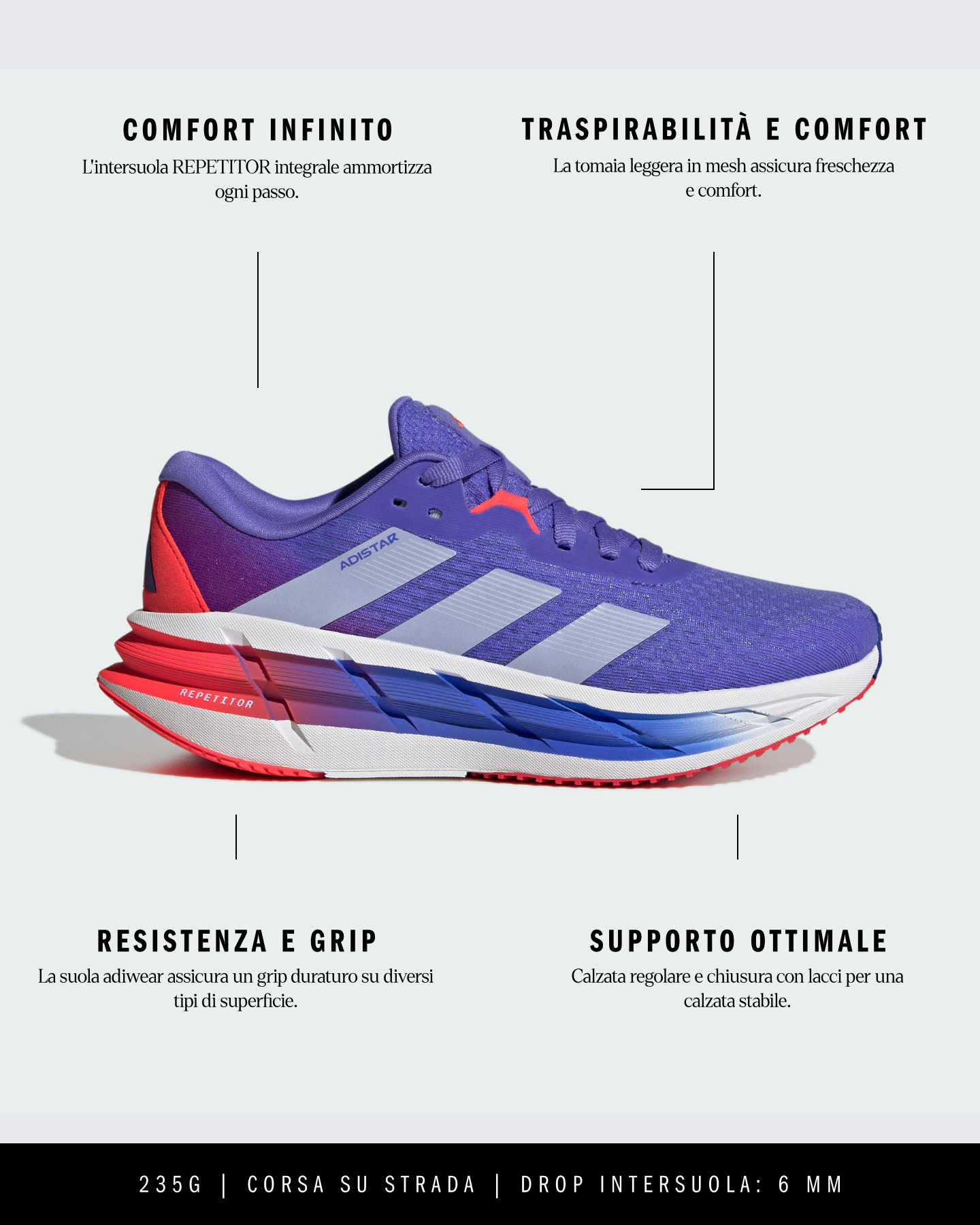 Buty do biegania Adidas Adistar 3 W JI1234