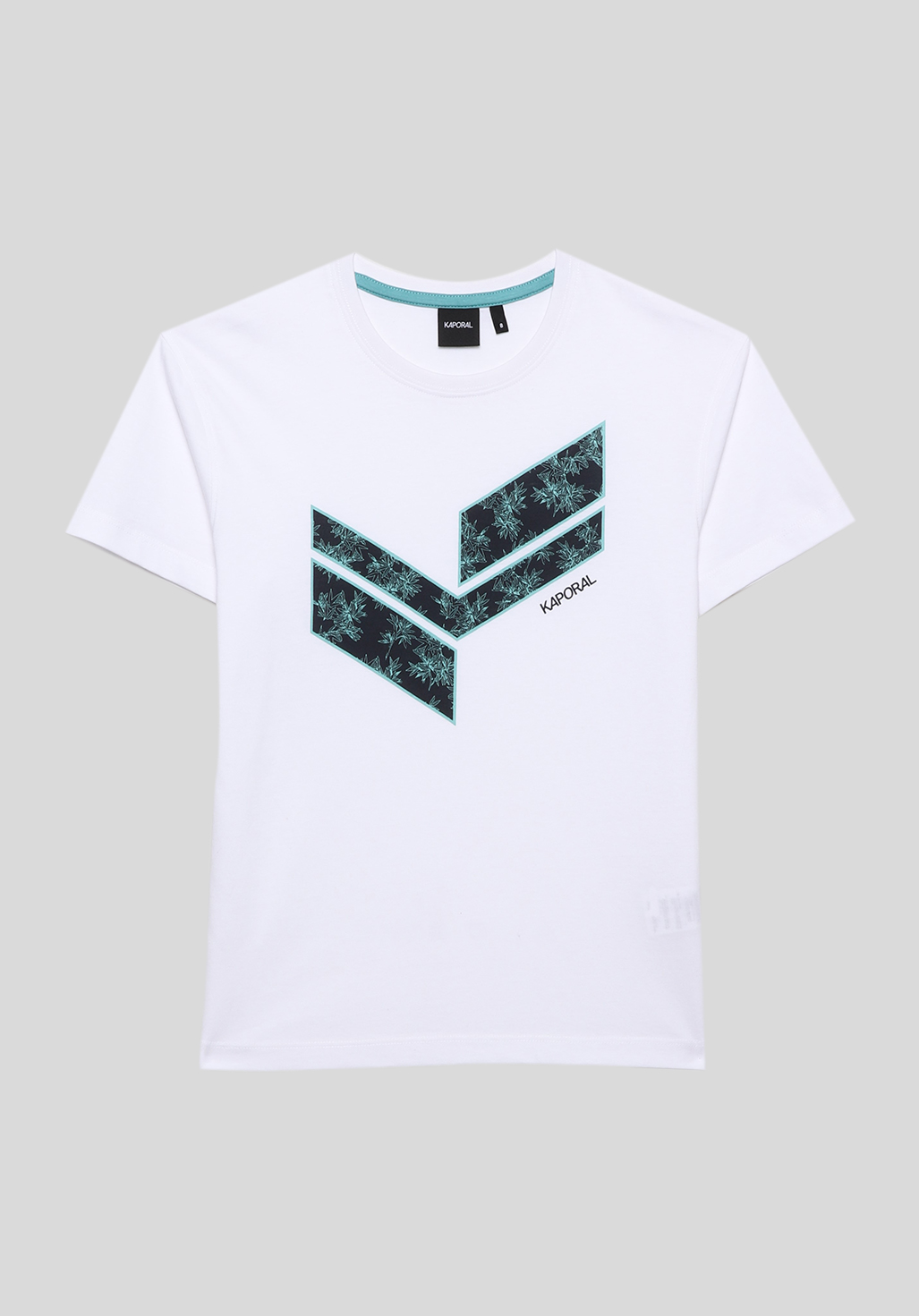 OLSEN  T-shirt blanc Garçon 100% coton