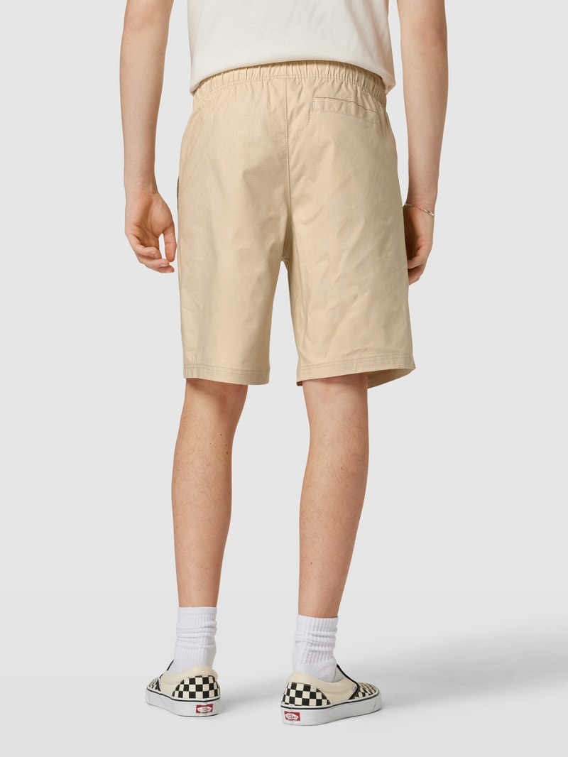 Bermudas mit Label-Detail in beige