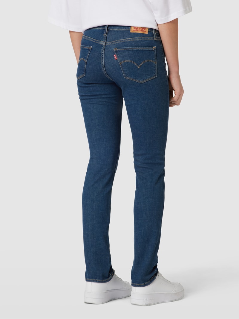 Shaping Slim Jeans im 5-Pocket-Design Modell '312™' in dunkelblau