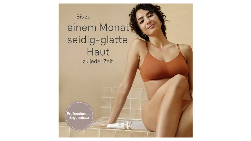 BRAUN Epilierer Silk-épil 9 Flex, 9-011 gold Weiß / Gold