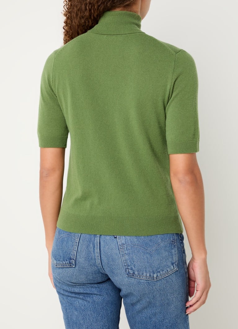 Benetton Fine-knit top in cashmere blend