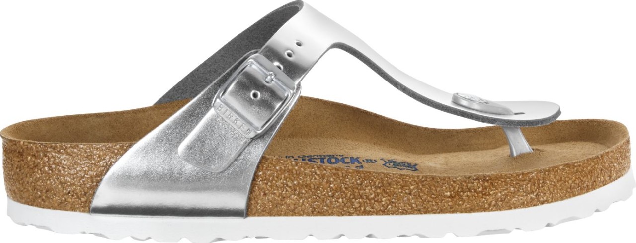 BIRKENSTOCK Zehentrenner silber