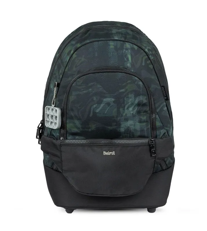 Belmil Premium Backpack & Fanny Pack Ruck﻿sack 2-tlg - Grey Stone