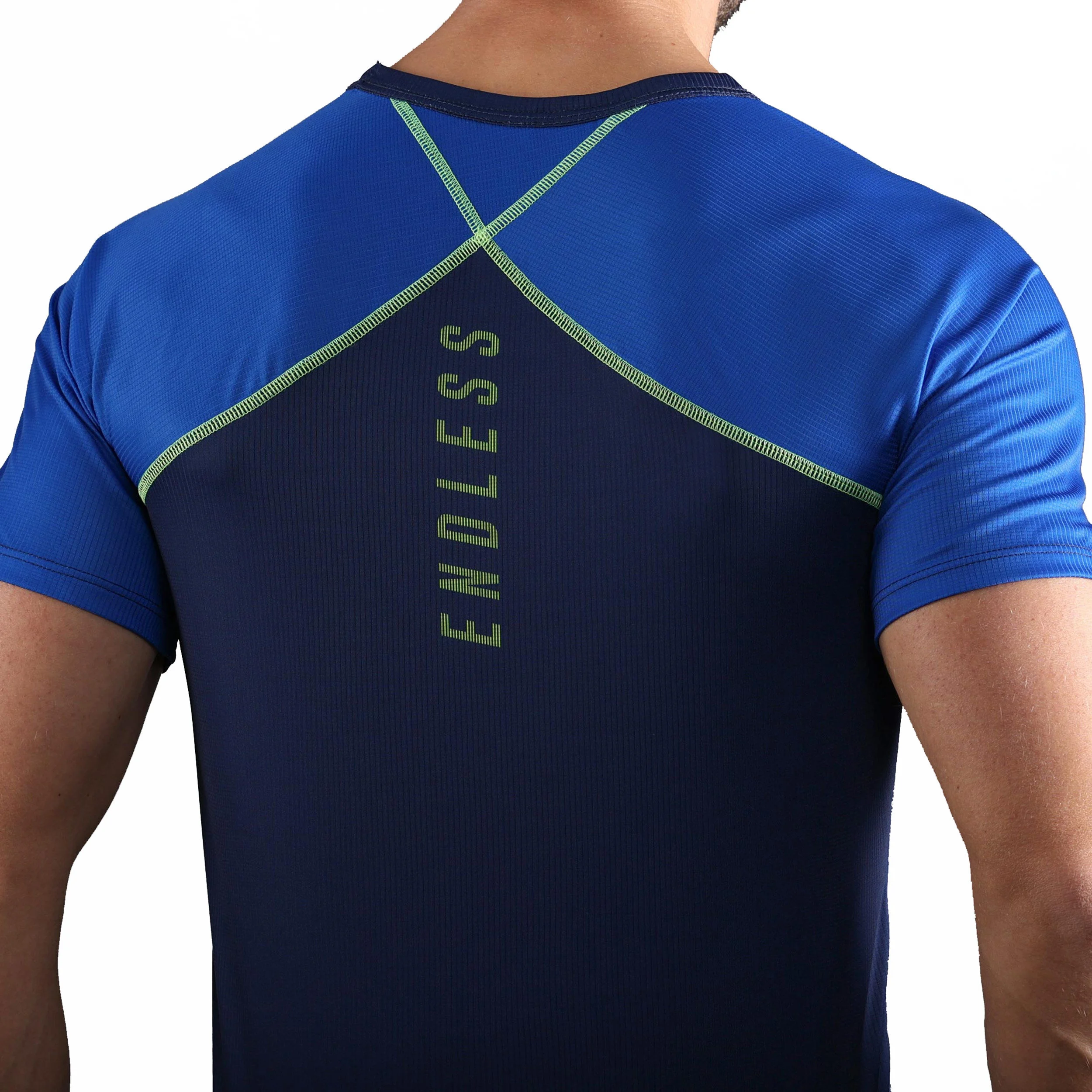 Crossback T-Shirt Herren - Blau