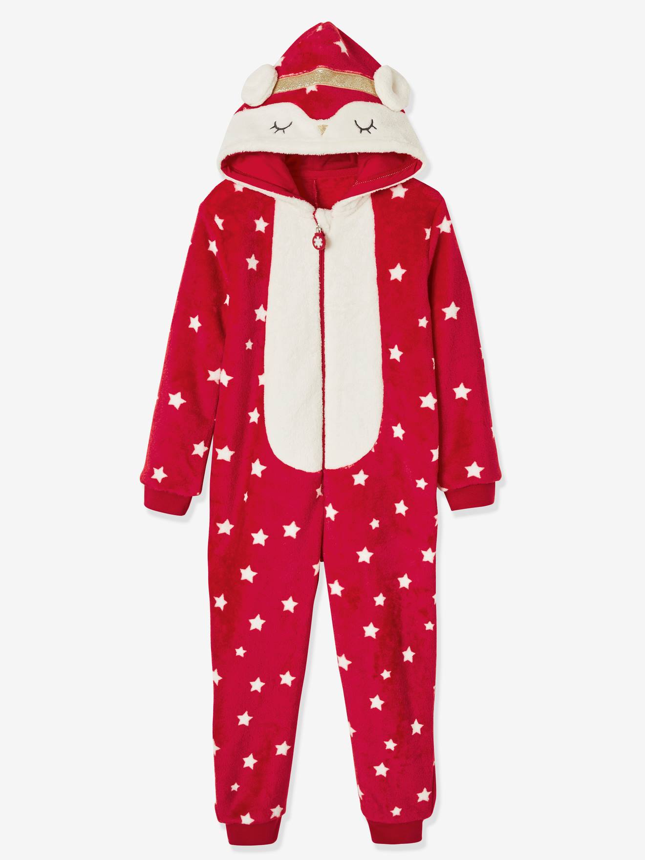 Combinaison surpyjama fille rouge
