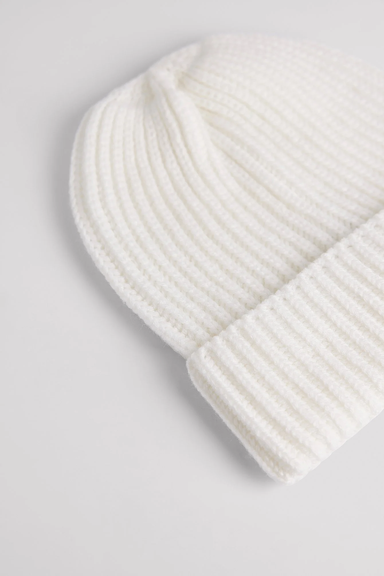 Recycelte schlichte Strickmütze