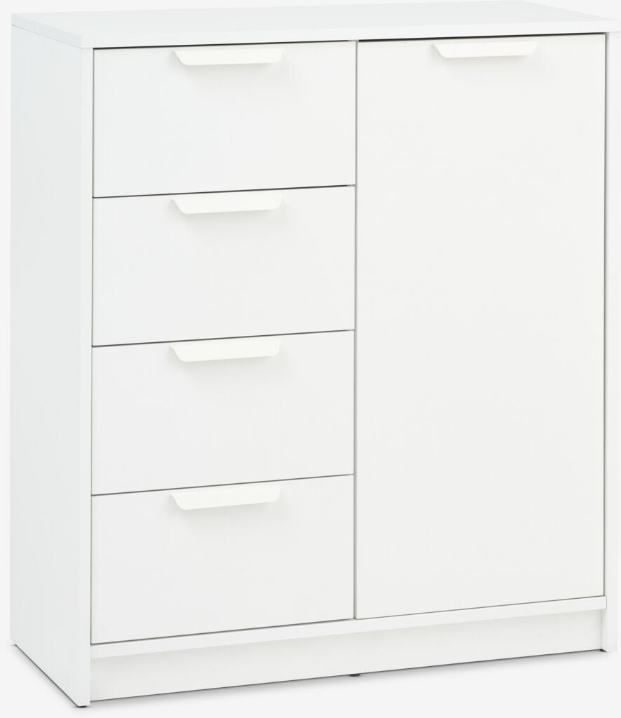 Komoda JENSLEV JENSLEV 4 szuflady 1 drzwi biała
