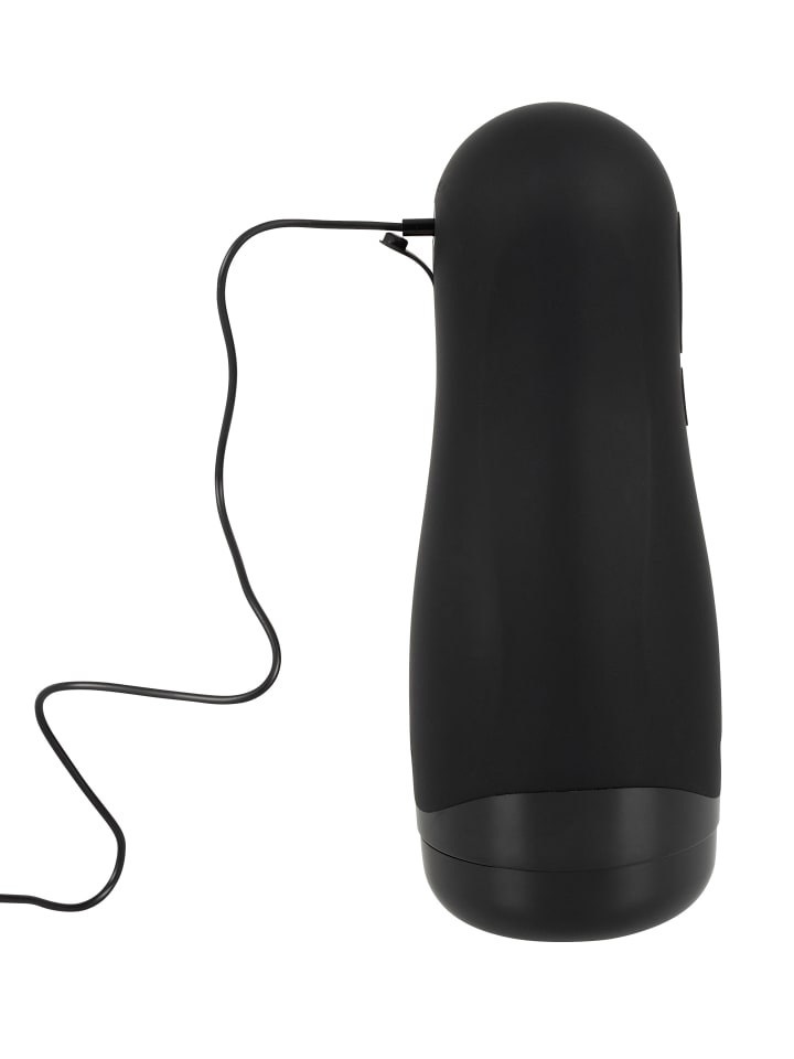 Rebel Masturbator mit Vibration Masturbator with 3 Functions in schwarz günstig kaufen 26 cm