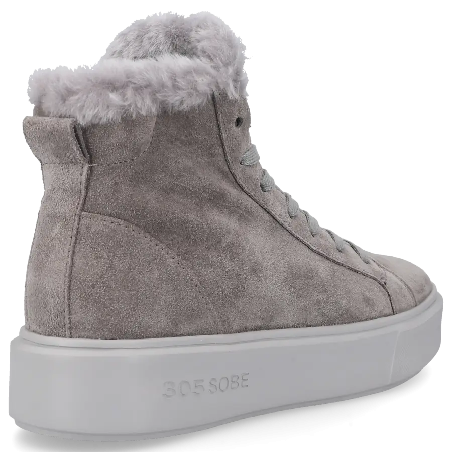 305 SOBE - Sneaker high TOBAGO Veloursleder - grau