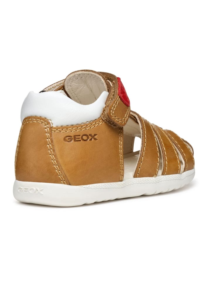 Geox Halbschuhe in Braun/Weiß günstig kaufen