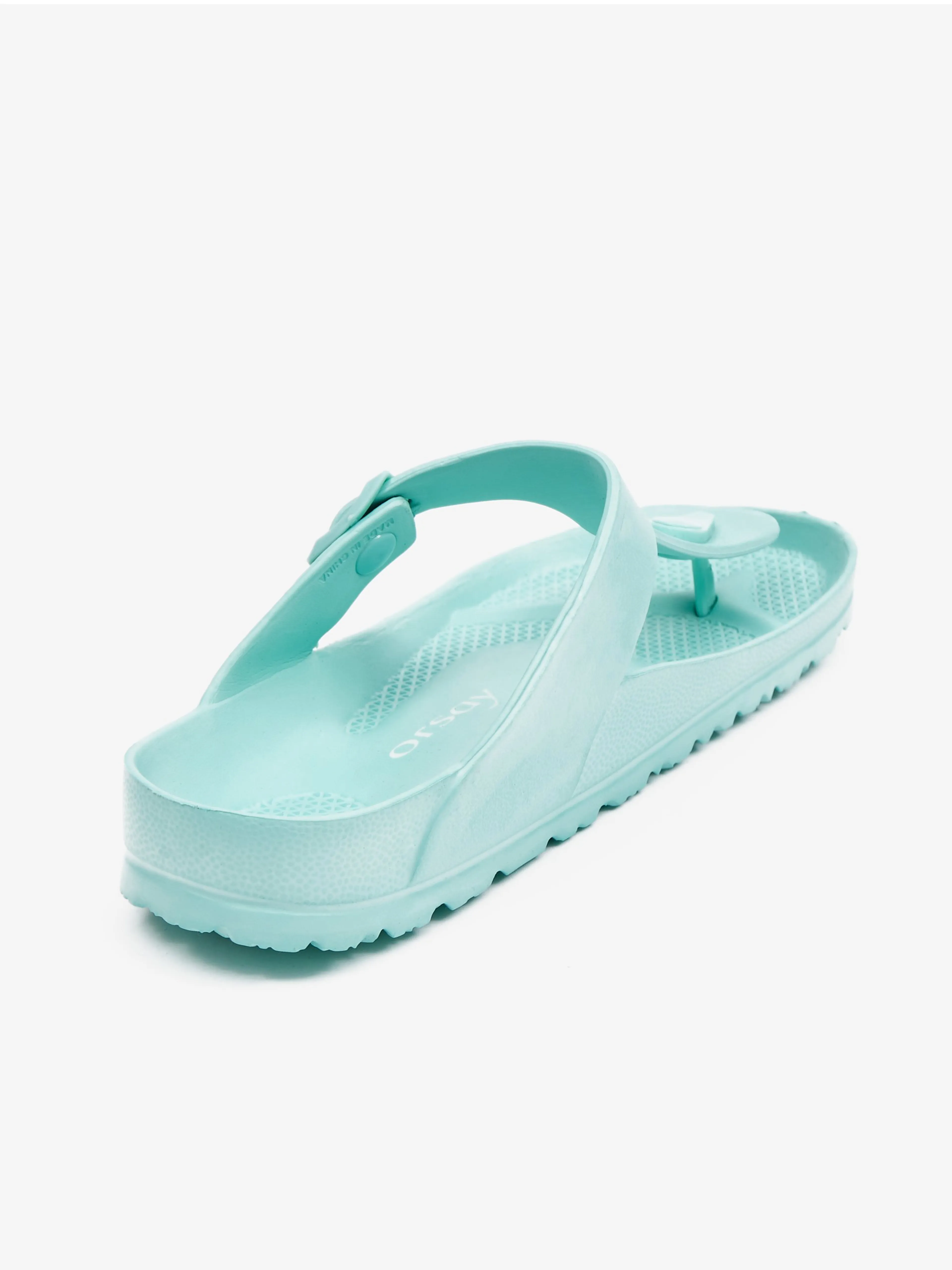 Türkisfarbene Damen-Flip-Flops ORSAY