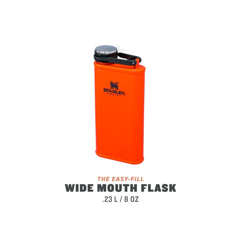 Taschenflasche, Stanley Classic Easy-Fill Wide Mouth Flask 8oz \/ 230ml Nightfall