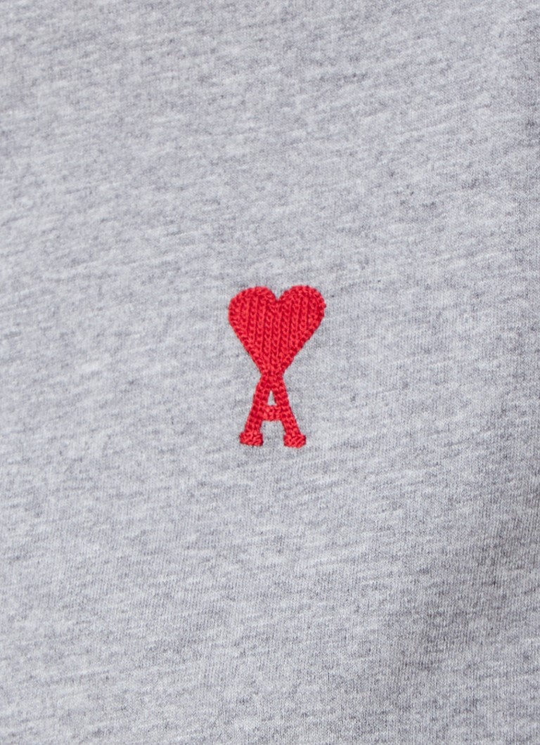 AMI Paris T-shirt with logo embroidery