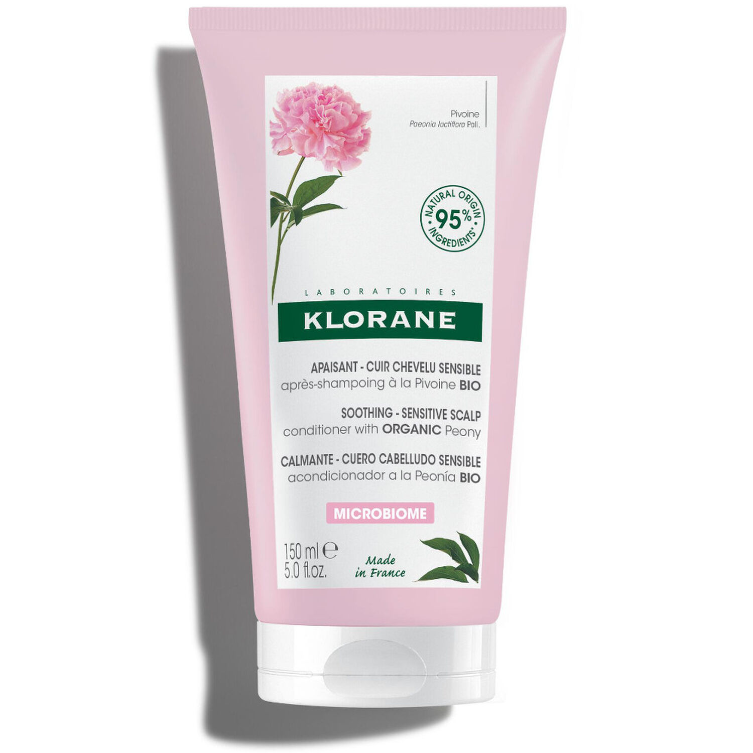 Klorane Après-Shampoing Pivoine - Cuir chevelu irrité - 150 ml