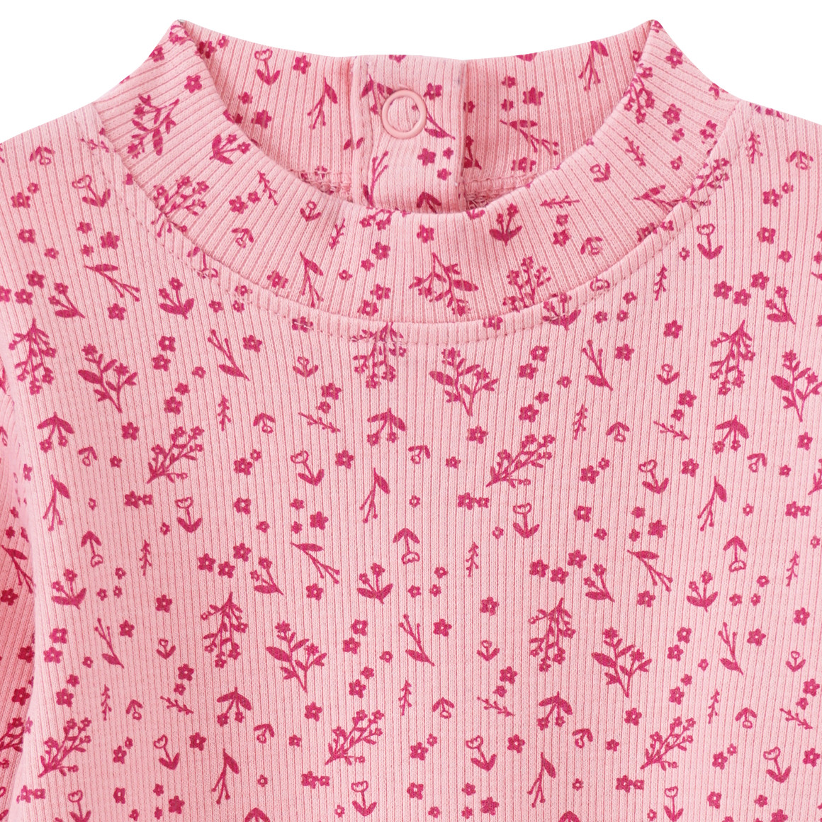 Baby Langarmshirt im Millefleur-Dessin