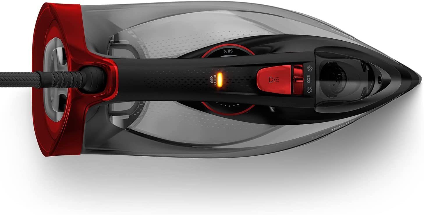 Philips Dampfbügeleisen Azur Dampfbügeleisen 2600 W SteamGlide Advanced Bügelsohle, schwarz