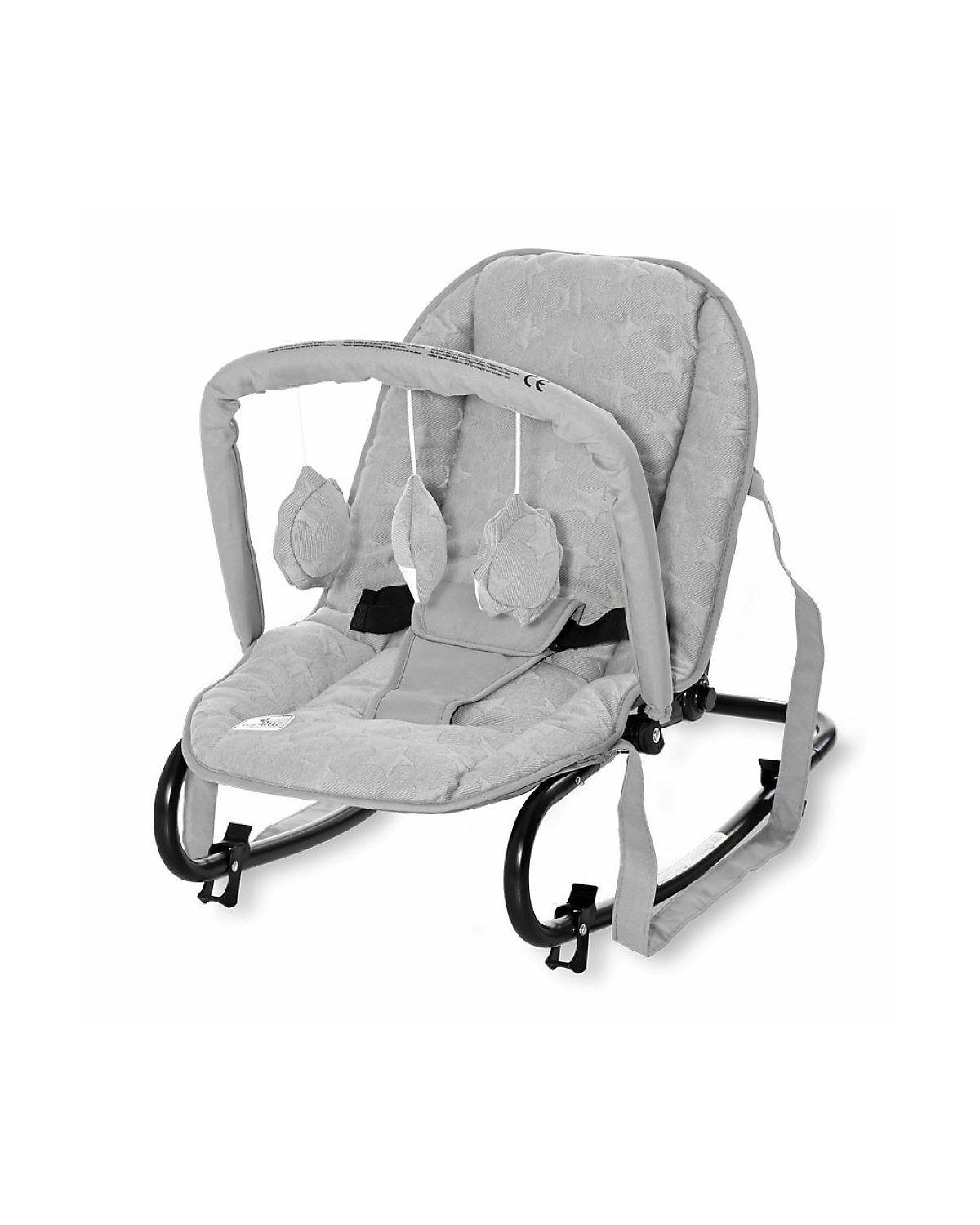 Babywippe Eliza Luxe verstellbare Rückenlehne, Spielbogen, Tragegriffe Babywippen