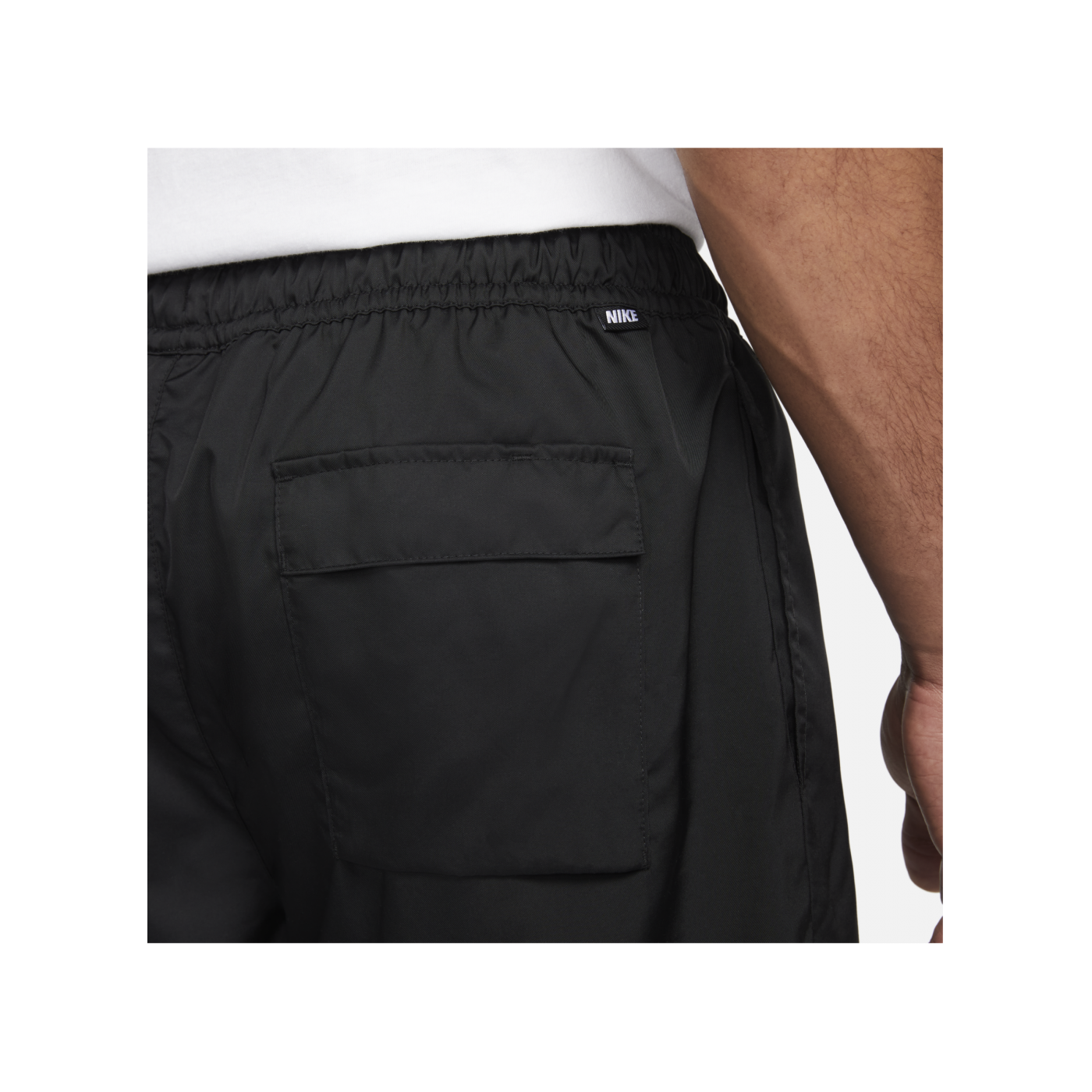 Nike Woven Lined Flow Short Schwarz Weiss F010