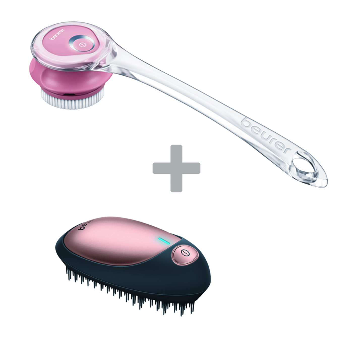 Körperbürste FC 55 Pureo Complete Cleansing & Ionen Haarbürste HT 10-Körperpflege und Haircare in einem Bundle