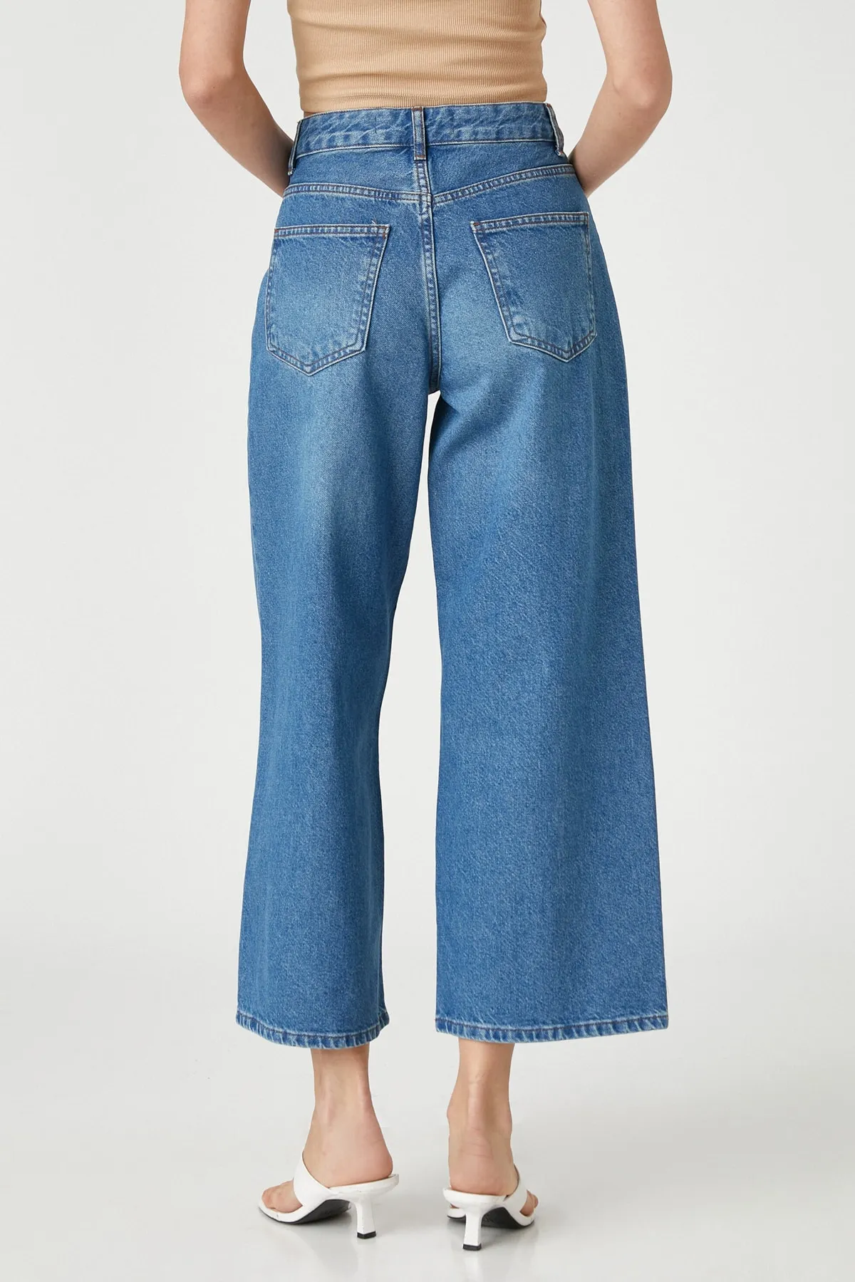 Koton  Dunkle Indigo-Jeans für Damen 3SAL40023MD