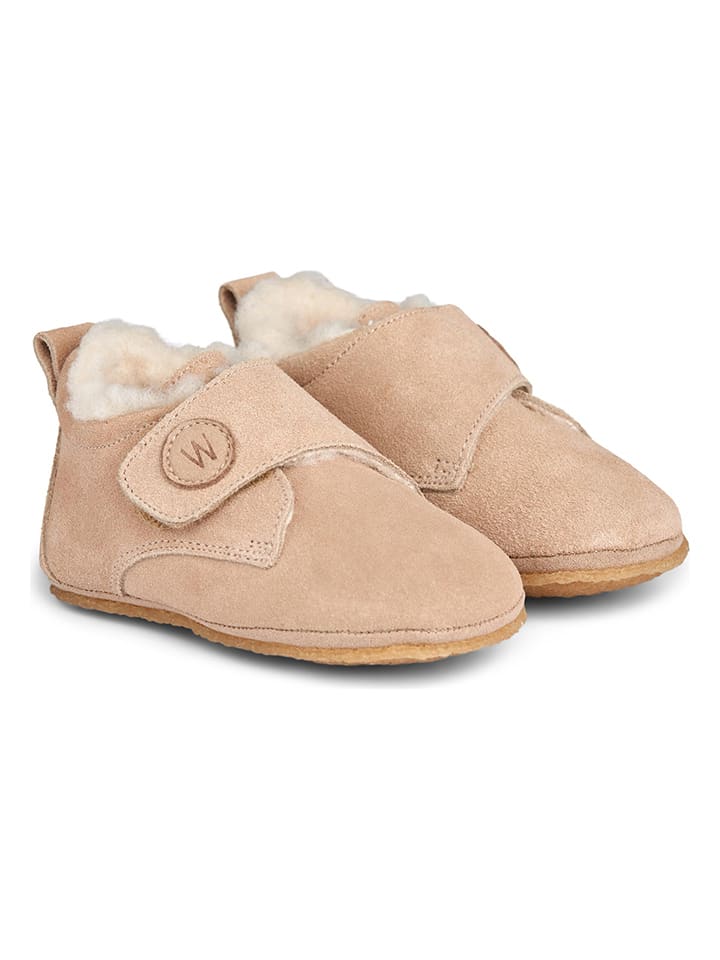 Wheat Leder-Hausschuhe 