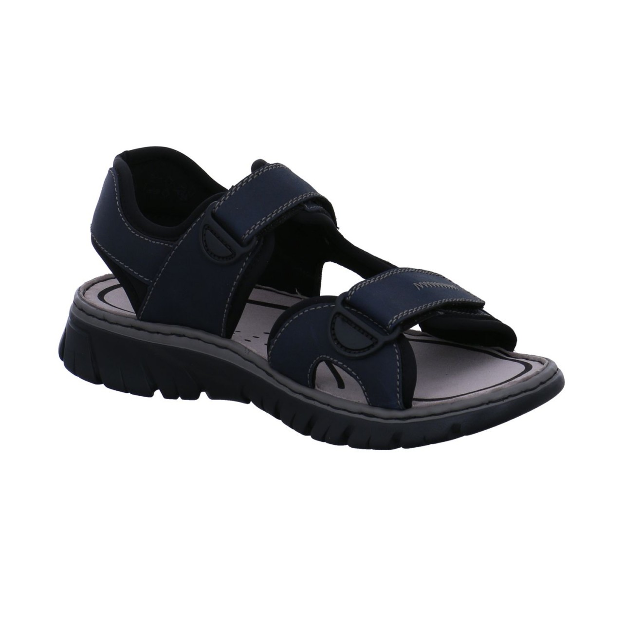 RIEKER Komfort Sandalen blau
