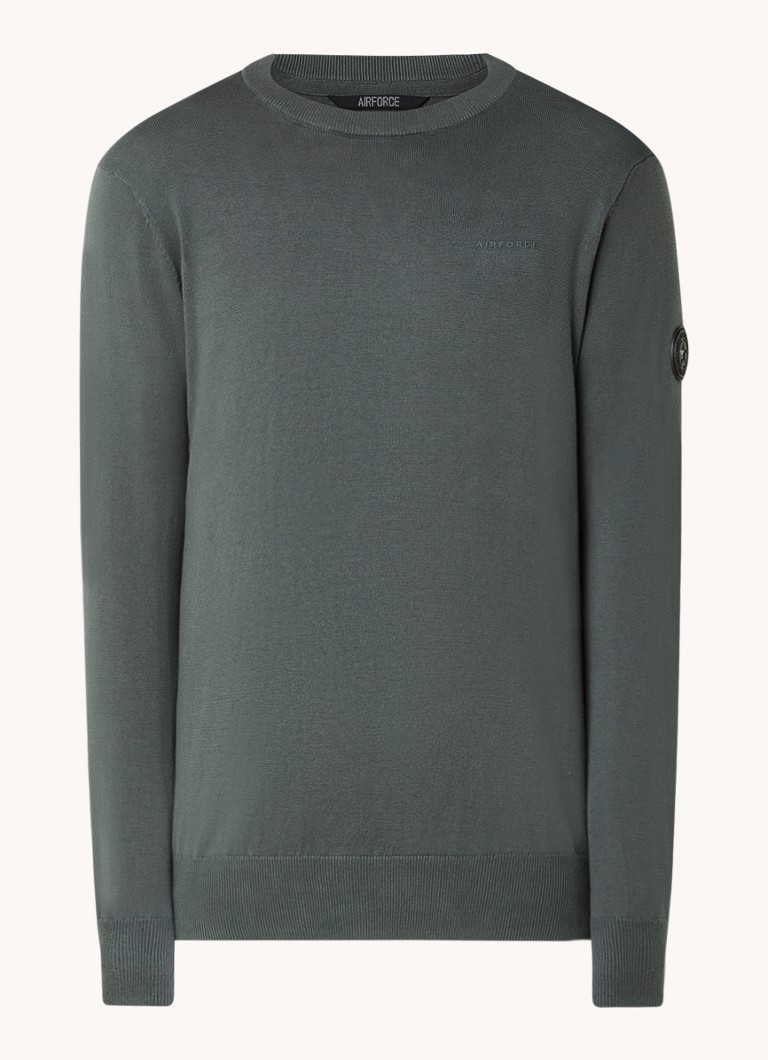 Airforce Fine-knit pullover with logo