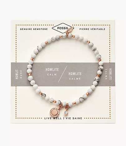 Fossil Armband Howlith