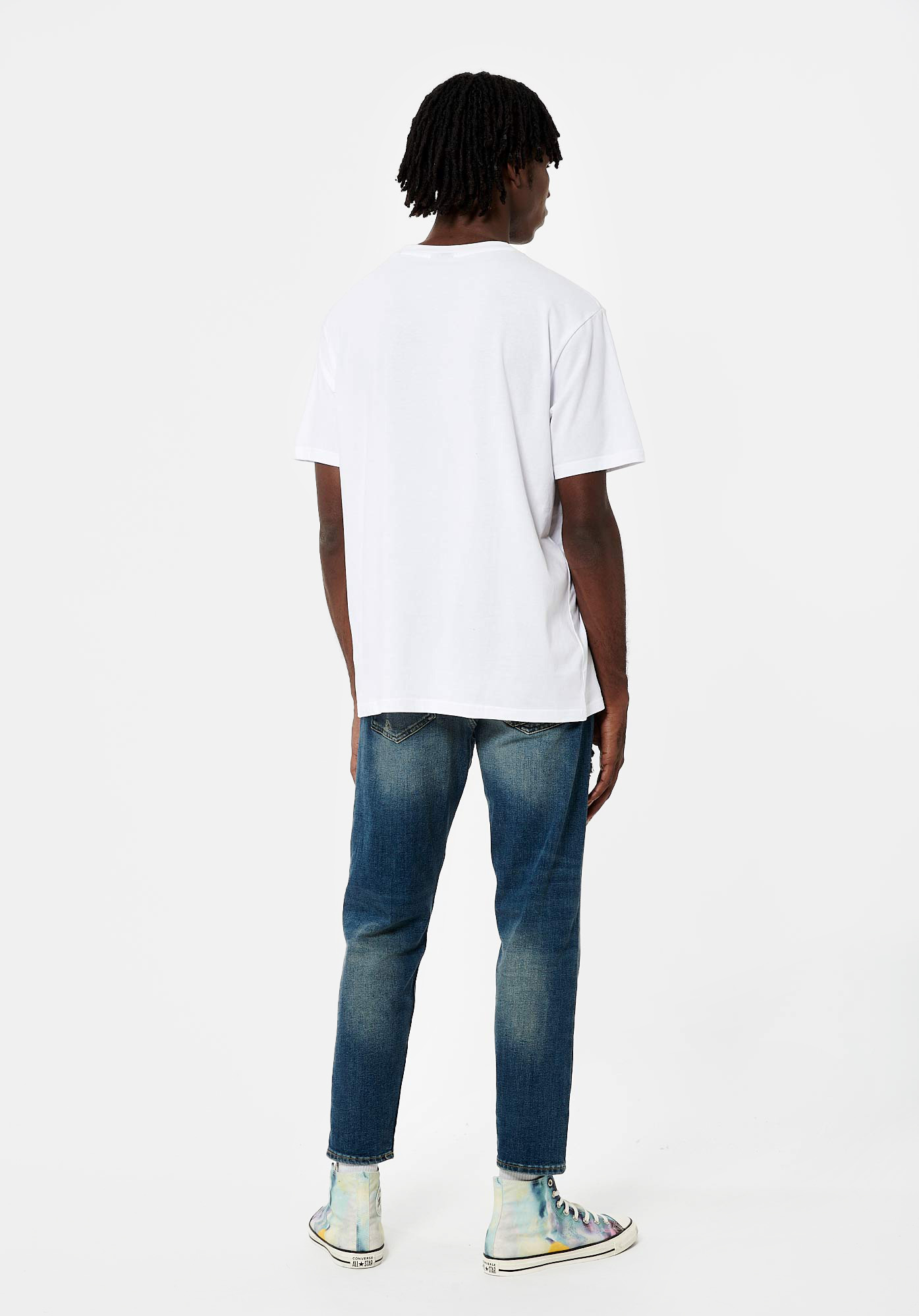 SAUL   T-shirt blanc Homme en 100% coton