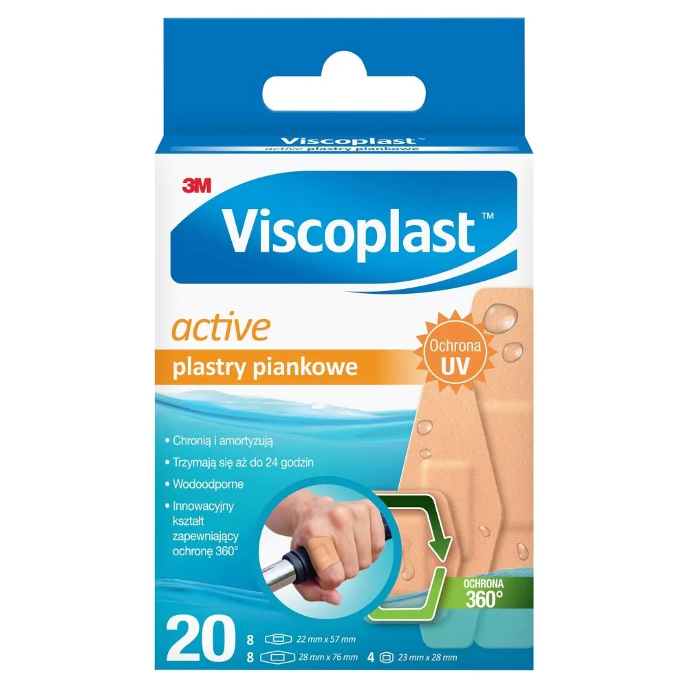 Viscoplast Active, emplastros de espuma