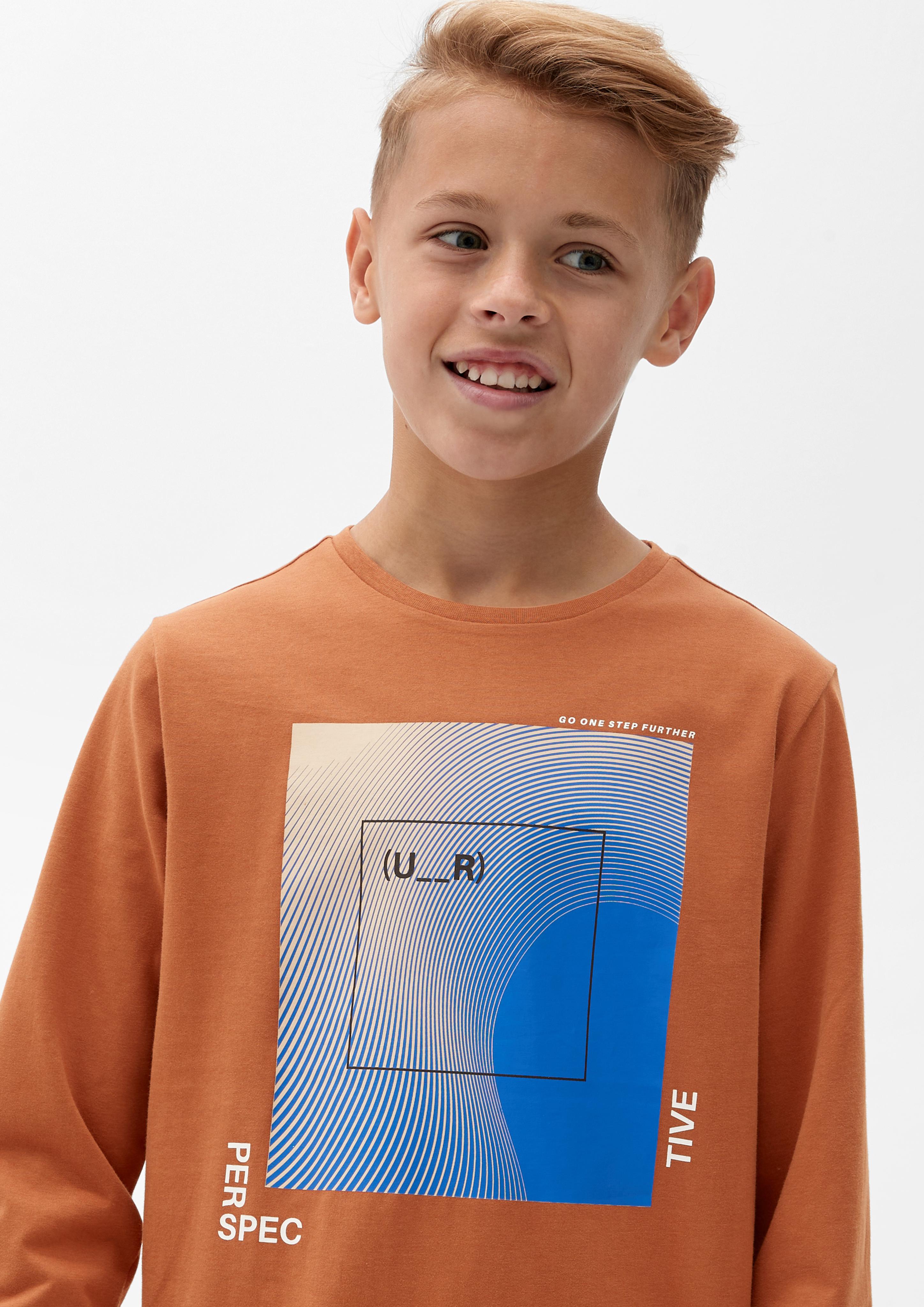 Sweatshirt mit Front-Print  2123045-8755