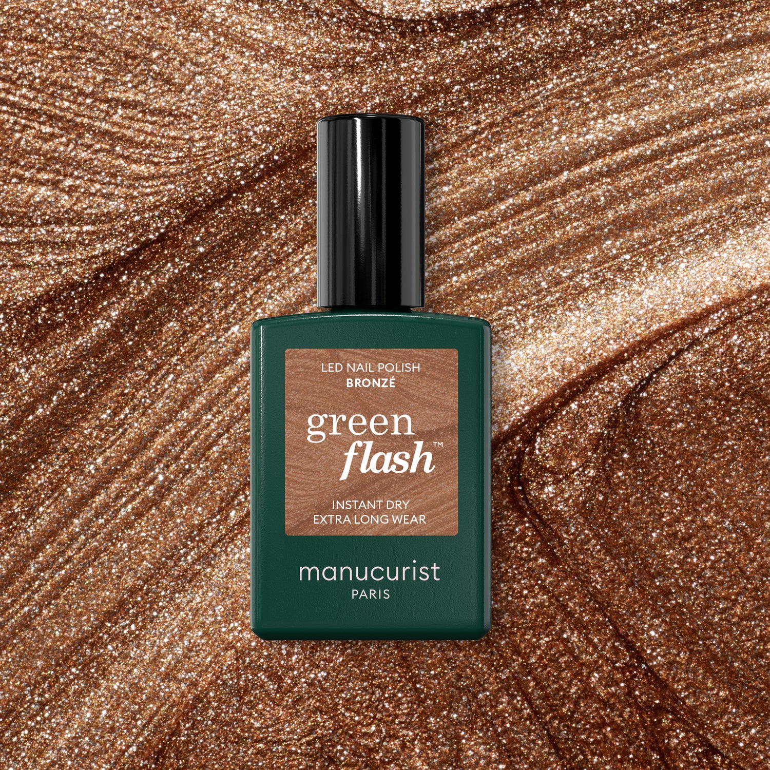 Poltrajna LED Green Flash™ - 15 ml bronasta