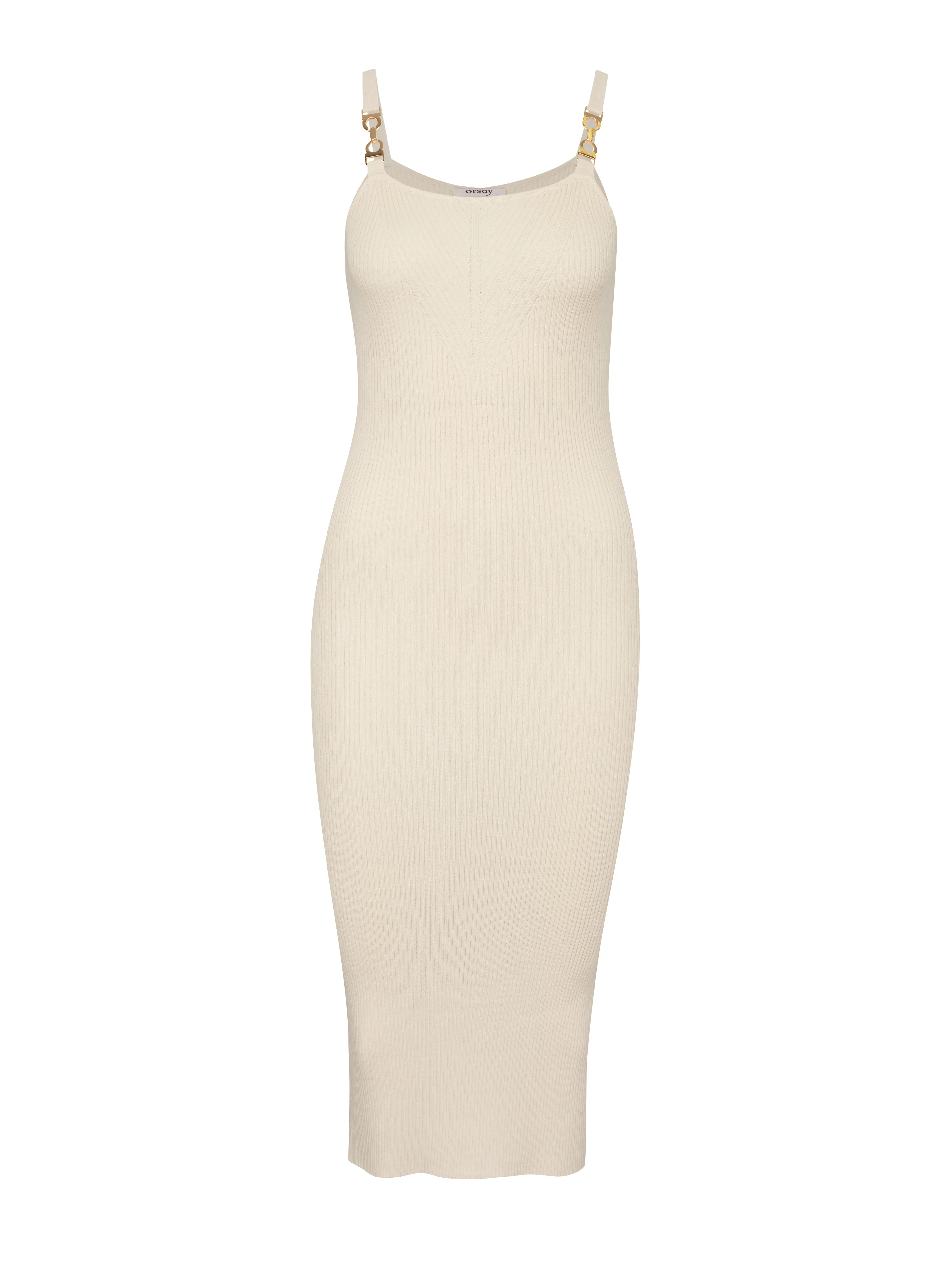 Beigefarbenes Damen Midikleid ORSAY