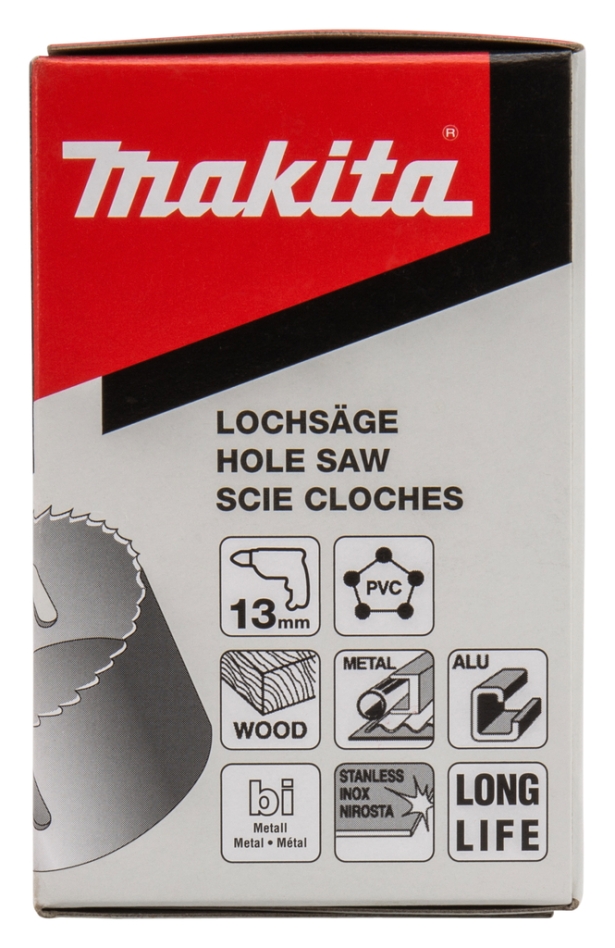 Makita Zubehör P-52576 Lochsäge 46 mm HSS Bimetall Weiß