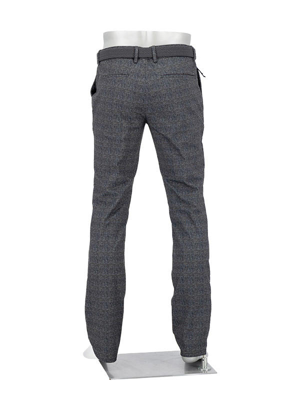 Alberto Golf, Golfhose Rookie, Regular Fit, Jersey, dunkelgrau kariert