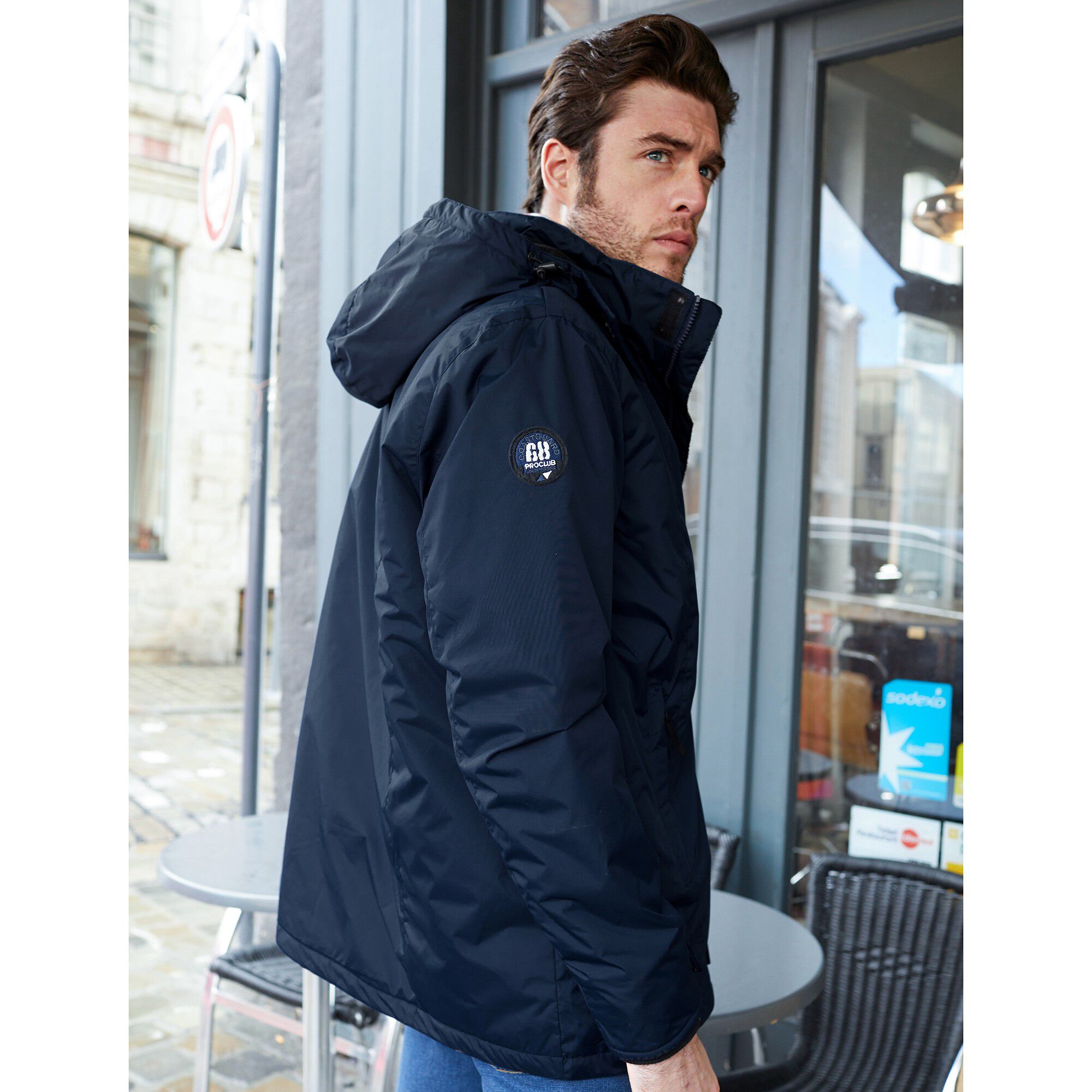 Parka imperméable doublée polaire à capuche