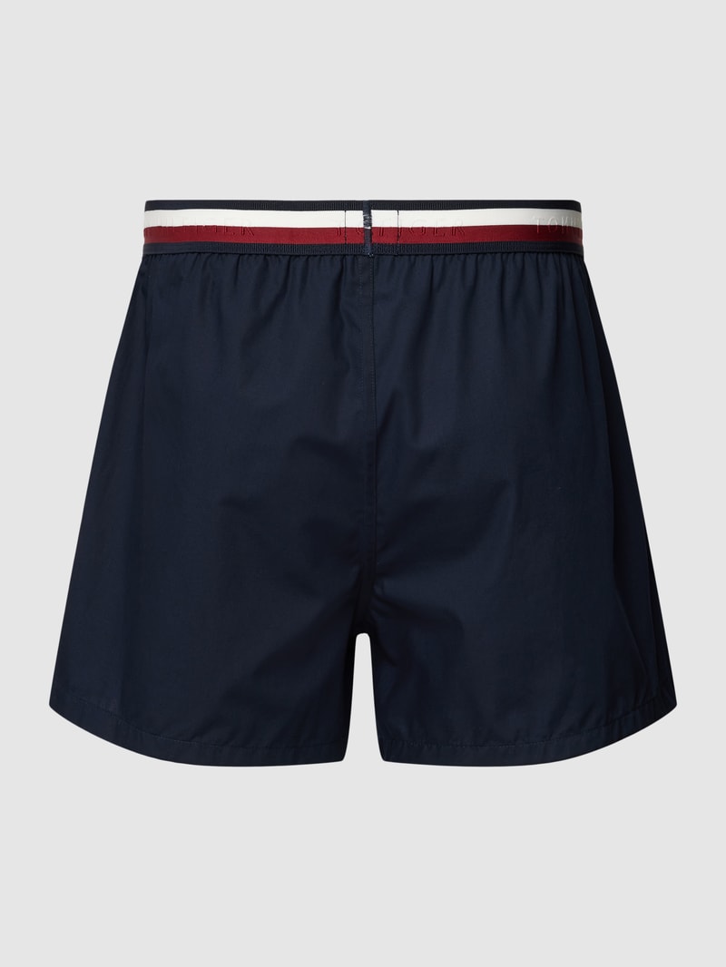 Boxershorts mit elastischem Bund im 3er-Pack in marineblau