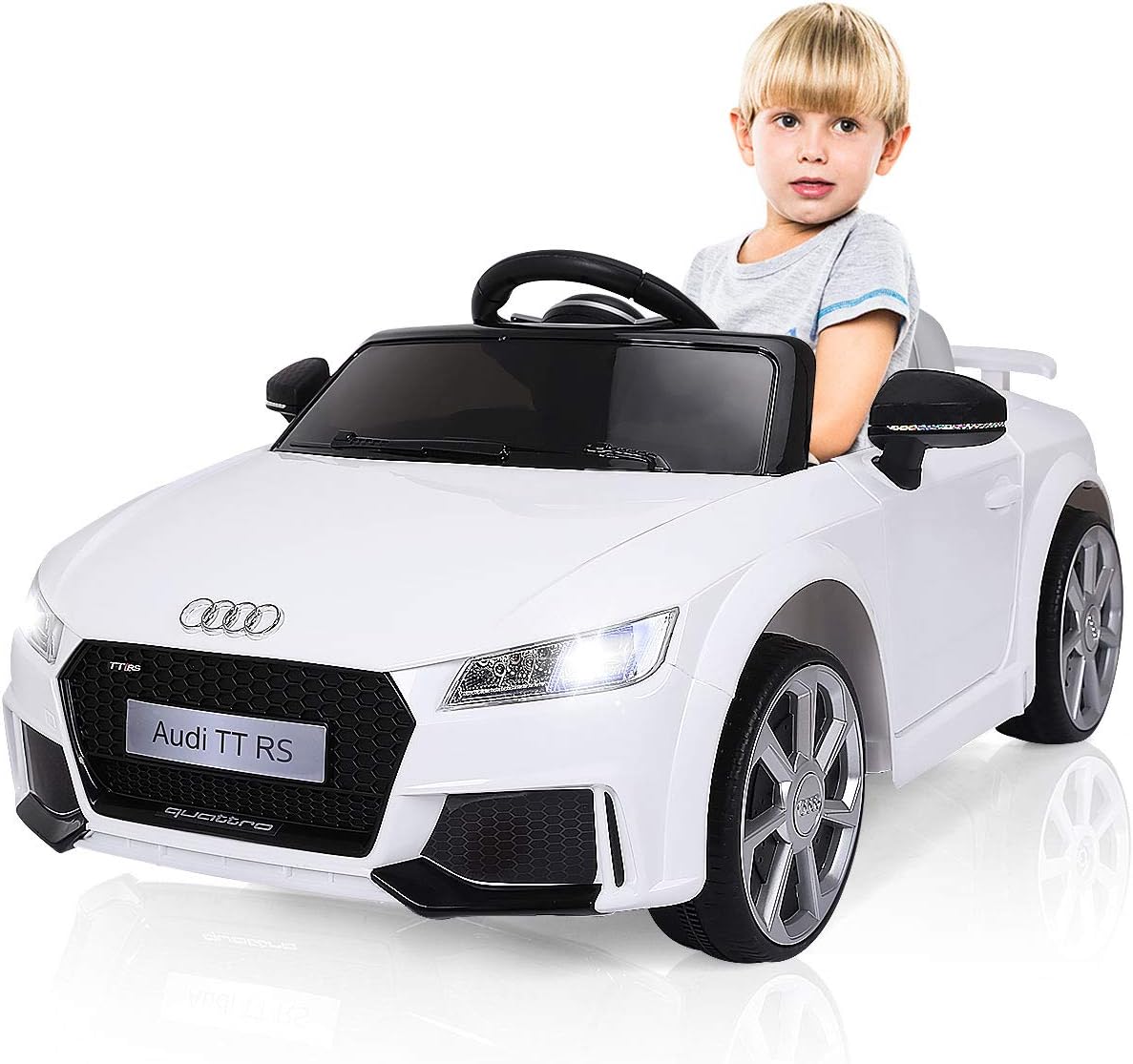 Costway 12V Audi Kinderauto mit 2,4G-Fernbedienung