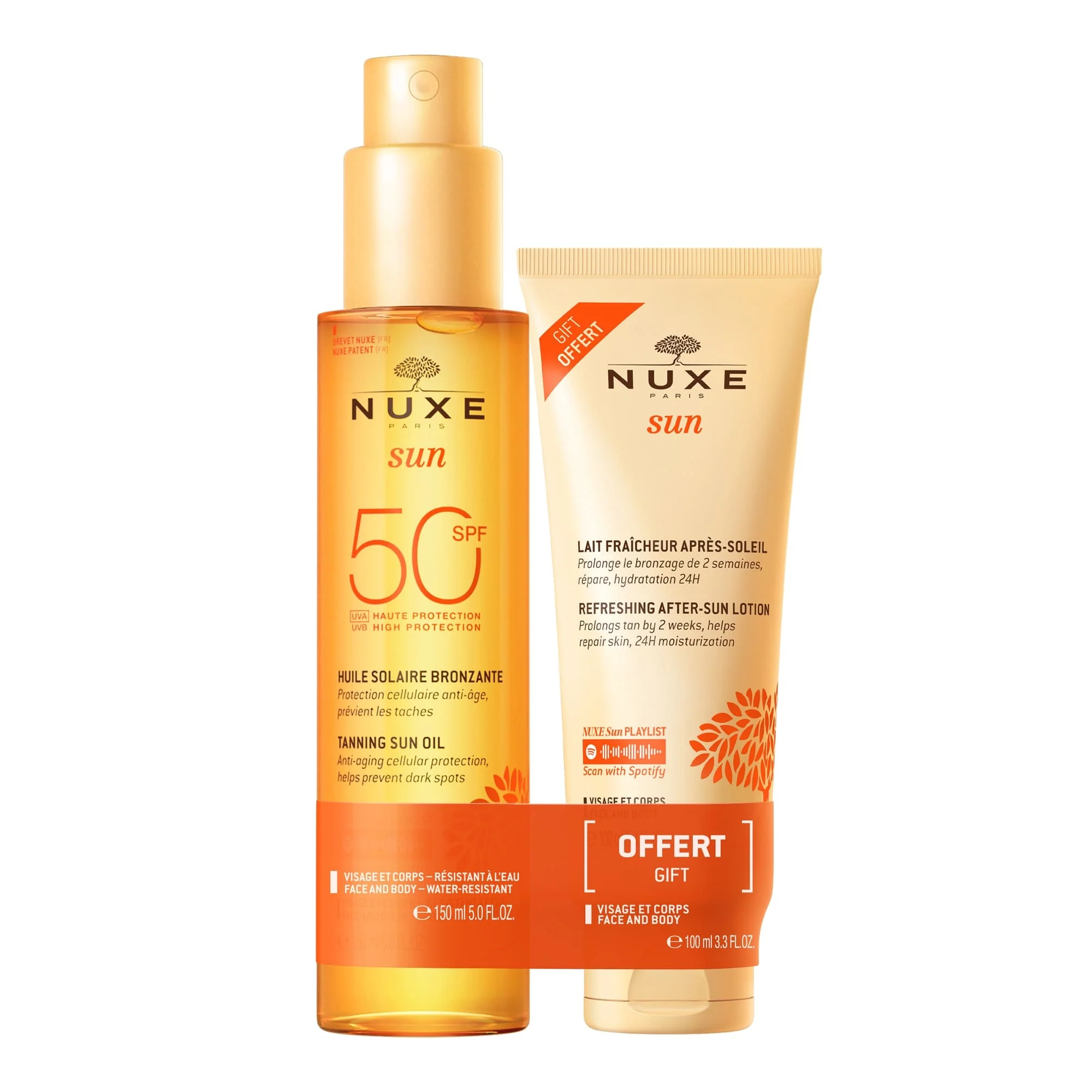 Sun Duo Αντηλιακό Λάδι SPF50 150ml + Γάλα για Μετά τον Ήλιο - Sun Set, Sun Set, Αντηλιακό Λάδι Σώματος Υψηλής Προστασίας, Γαλάκτωμα Σώματος για Μετά τον Ήλιο, Αντηλιακή Κρέμα Προσώπου Υψηλής Προστασίας, Κρέμα Προσώπου για Μετά τον Ήλιο