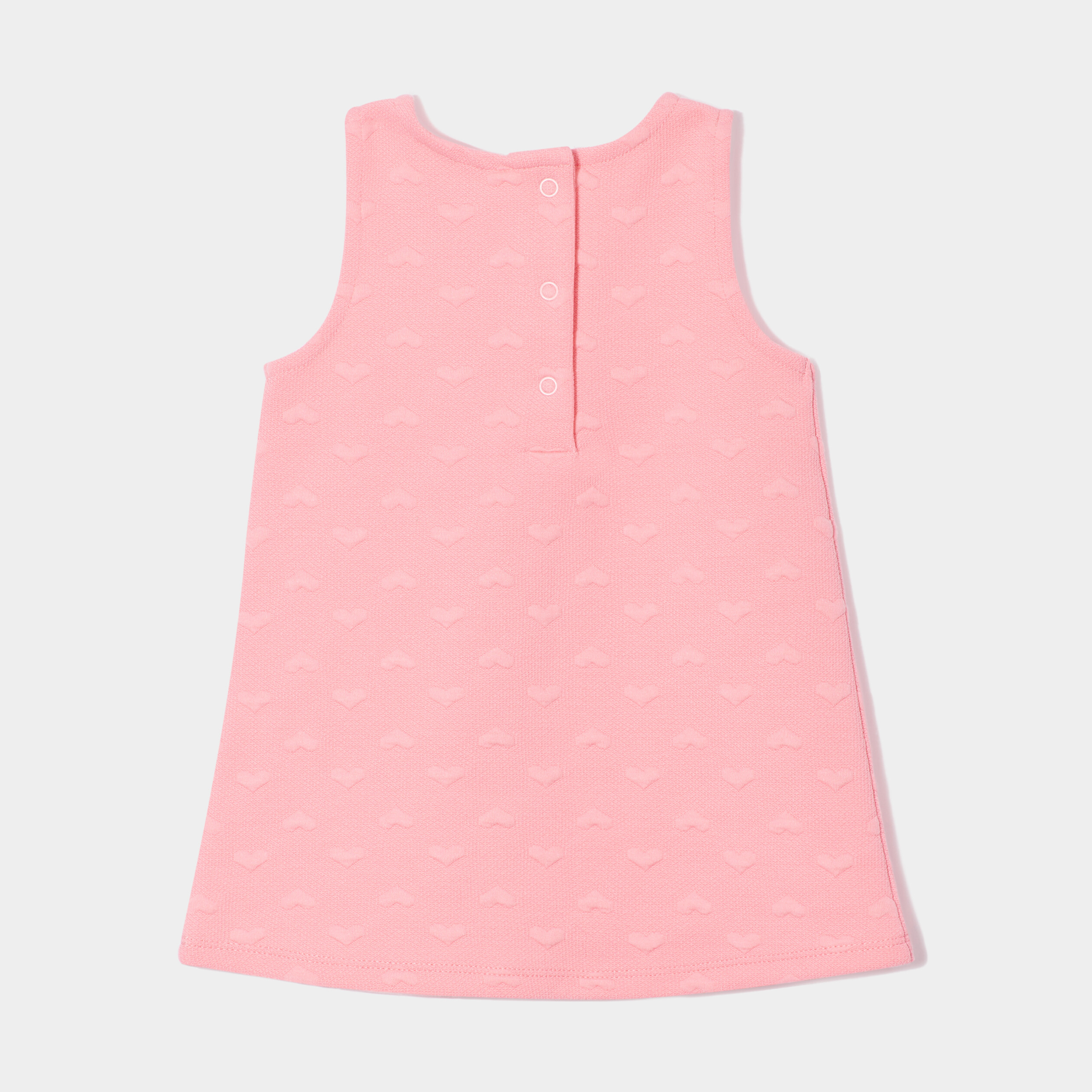 Robe trapèze sans manches rose bébé fille | La Halle