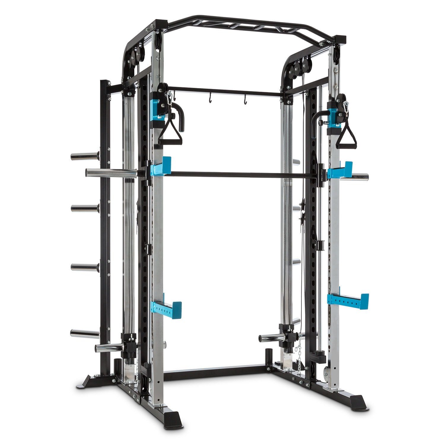 Capital Sports Multipresse Amazor M, (Set, zwei Hantelstangenaufnahmen), Kraft training Home Gym Kraftstationen Multi-Gym Fitness